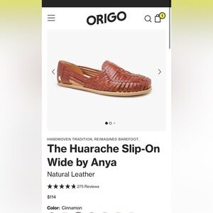 Origo Anya Huarache Slip-On Shoes women’s barefoot 7